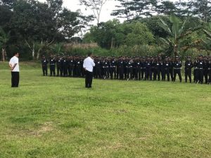 Pembekalan yang di berikan lagsung oleh Bapak DR. MARULI SIAHAAN. SH. MH selaku Direktur Utama dari PT. JAGUAR INTI PERKASA di Lapangan PUSDIKLAT JAGUAR Jl. Jamin Ginting KM 45 SIBOLANGIT